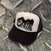 Black Trucker Hat Fatal Motorsports Logo Girl